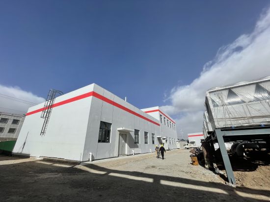 图为大唐兴海清洁能源有限多宝（中国）子科滩镇、河卡镇项目建成开始供热。曹有山 摄
